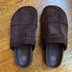 The Sak Brown Quilted Mules for Casual Comfort